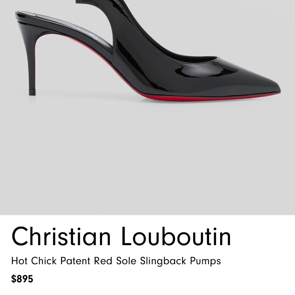 Louboutin Red Bottom Sling Pumps